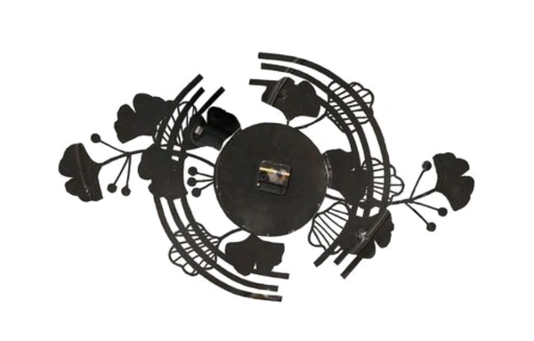 Decorative Metal Wal Clock - Free Size, Metal, Decorative, Pack of 1